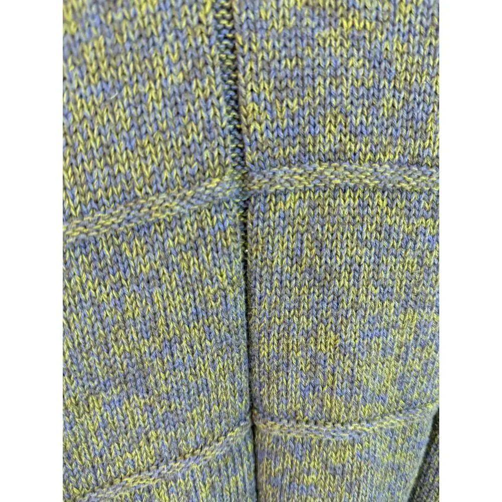 Roundtree & Yorke Collection Cotton Chunky Knit Crewneck Sweater Green XL